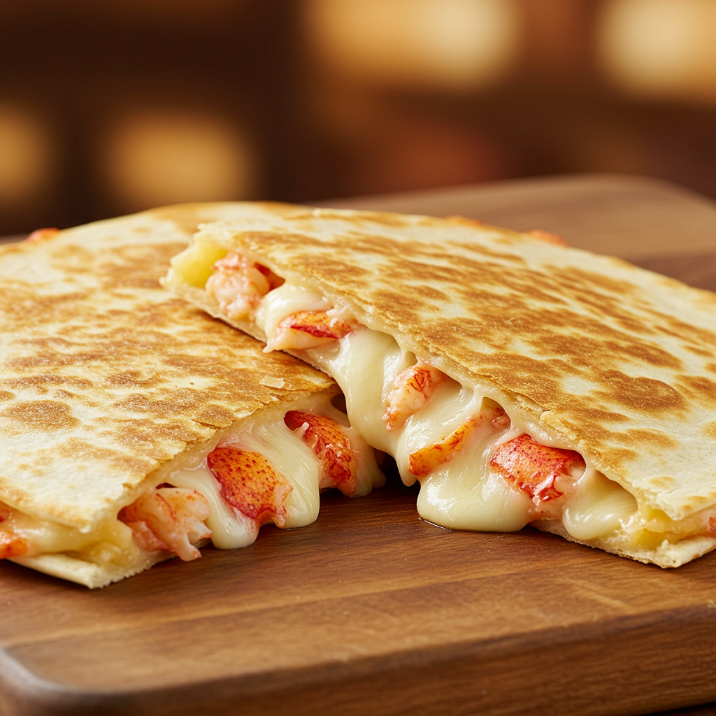 5. Cheesy Lobster Quesadillas