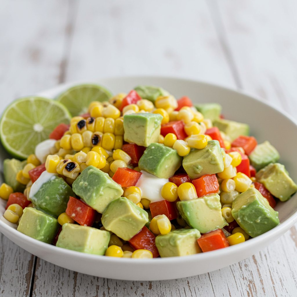 5. Creamy Avocado &amp; Corn Salad