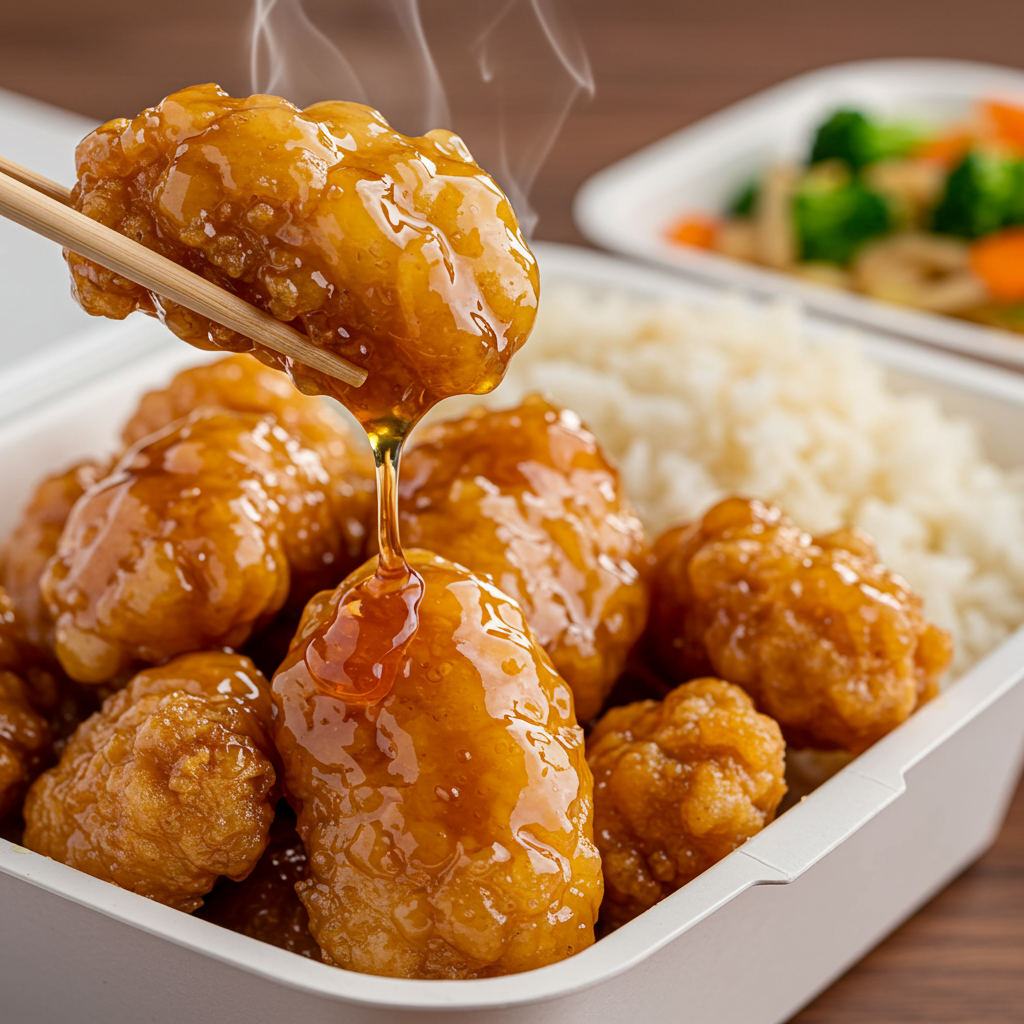 5. Crispy Chinese Takeout-Style Honey Chicken
