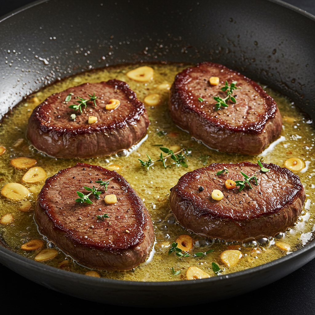5: Garlic Butter Venison Steaks
