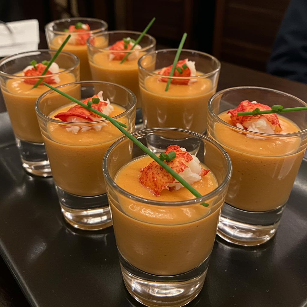 5. Lobster Bisque Shooters
