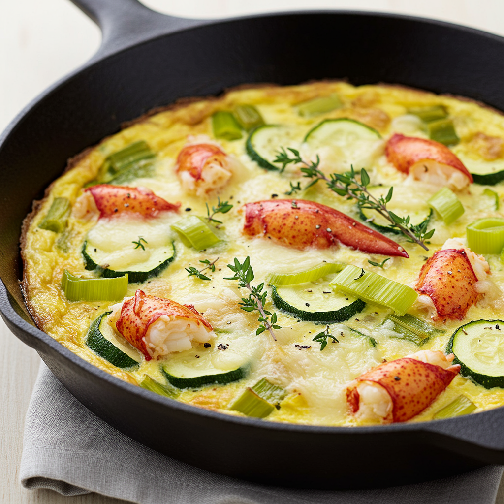 5. Lobster Frittata: A Hearty & Healthy Start