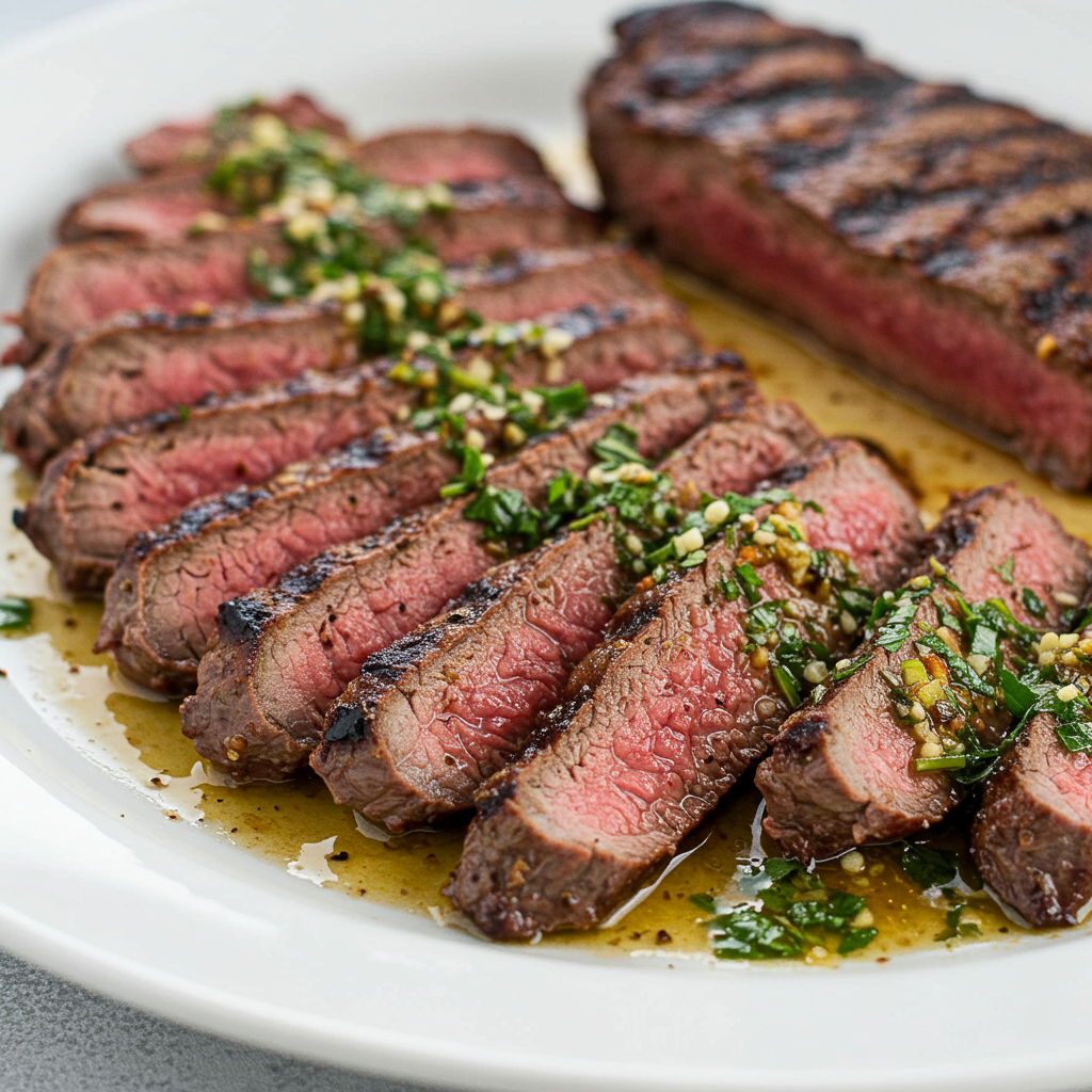 5. Mediterranean Flat Iron Steak