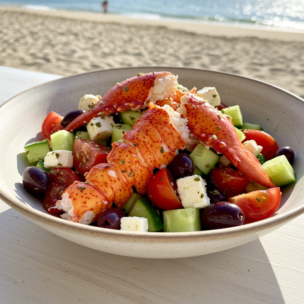 5. Warm Lobster Salad with Brown Butter Vinaigrette