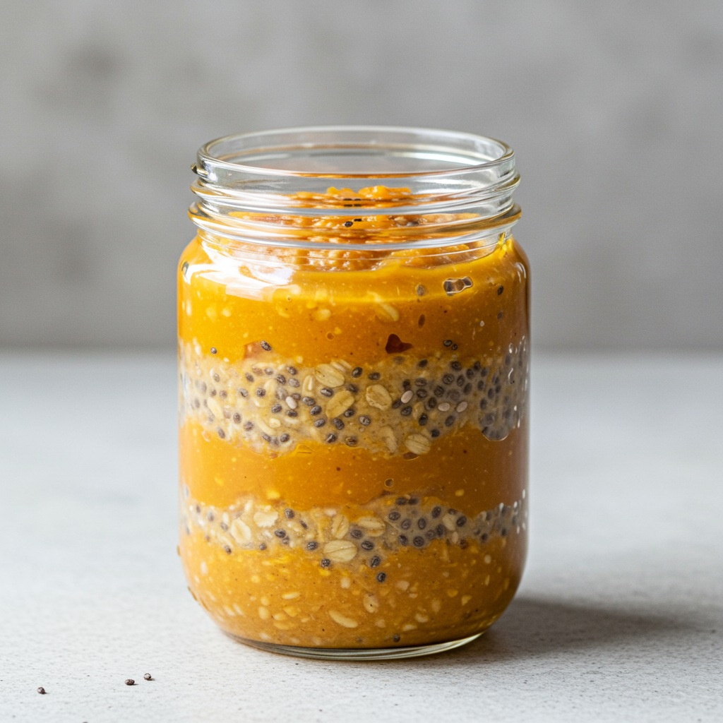 5. No-Bake Overnight Pumpkin Chia Oats