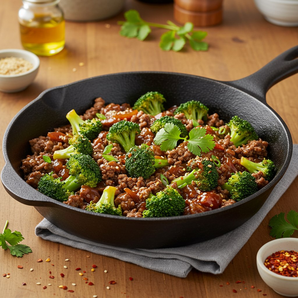 5. One-Pan Beef and Broccoli