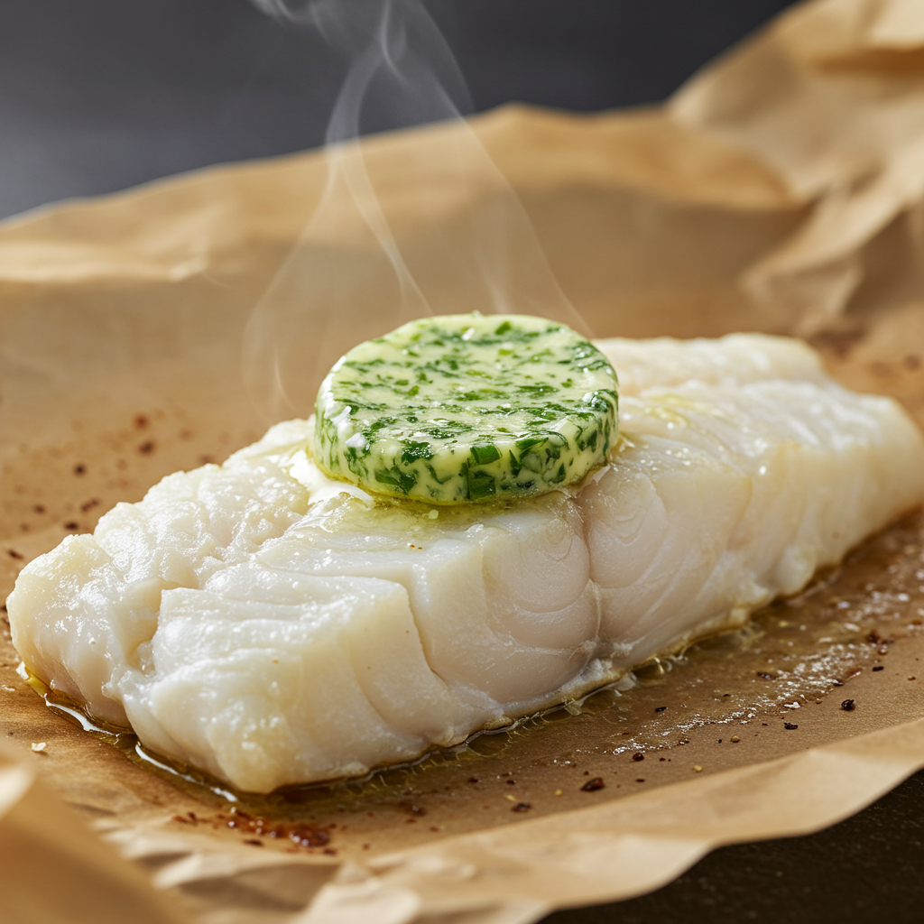 5. Soft Fish with Herb Butter