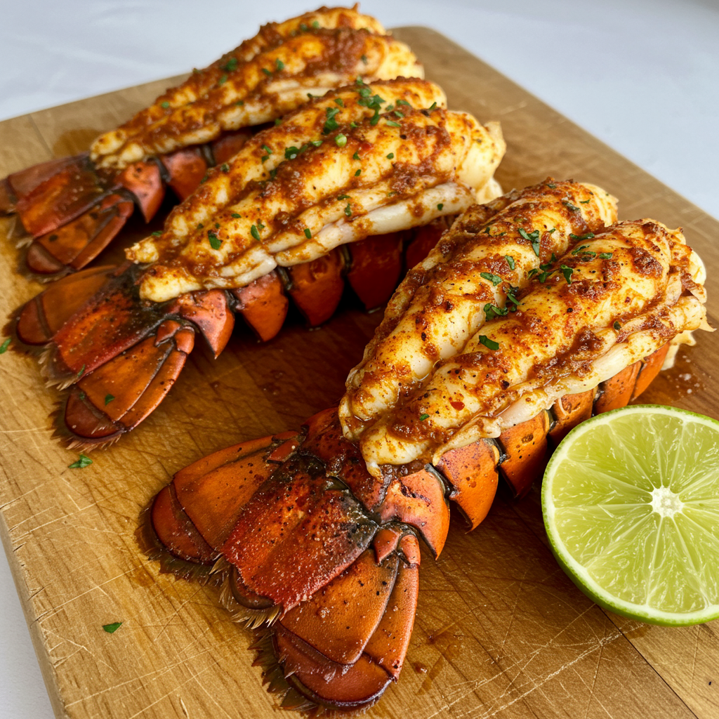 5. Spicy Cajun Grilled Lobster