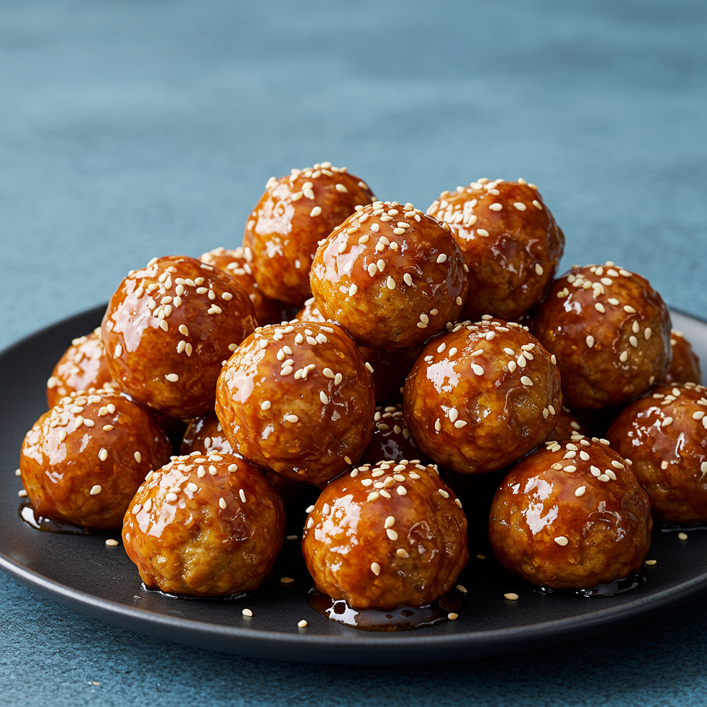 5. Sweet and Spicy Chicken Meatball Bites