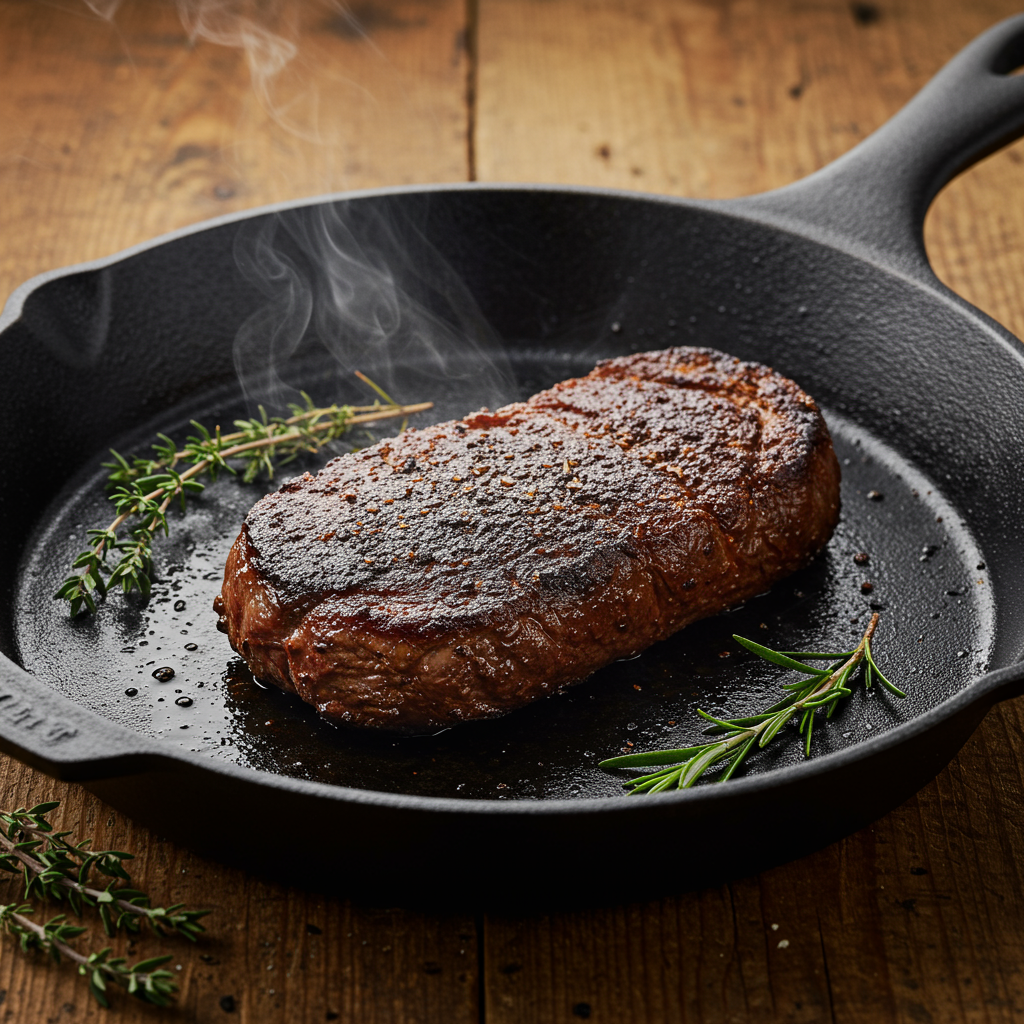 6: Blackened Venison Steaks