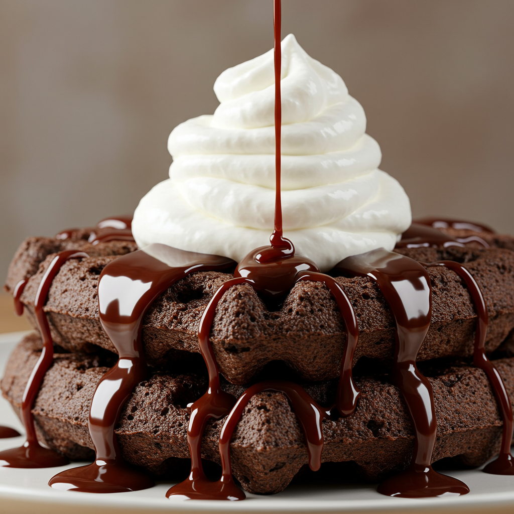 6. Chocolate Lover’s Belgian Waffles