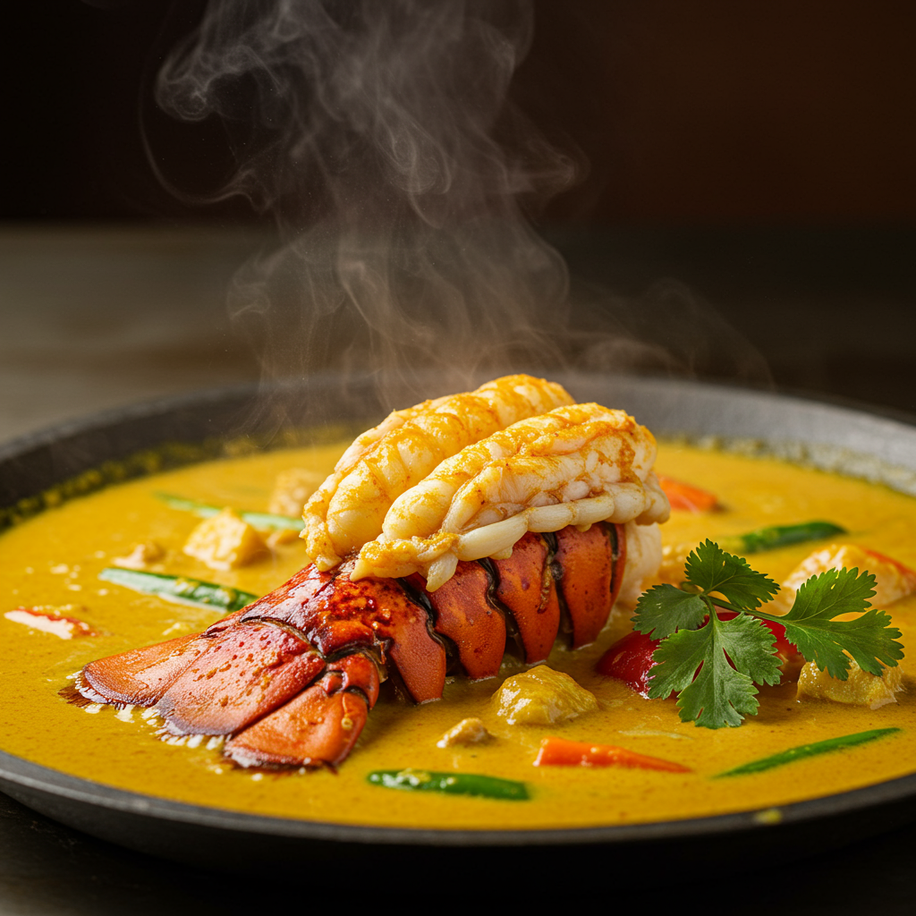6. Coconut Curry Hibachi Lobster