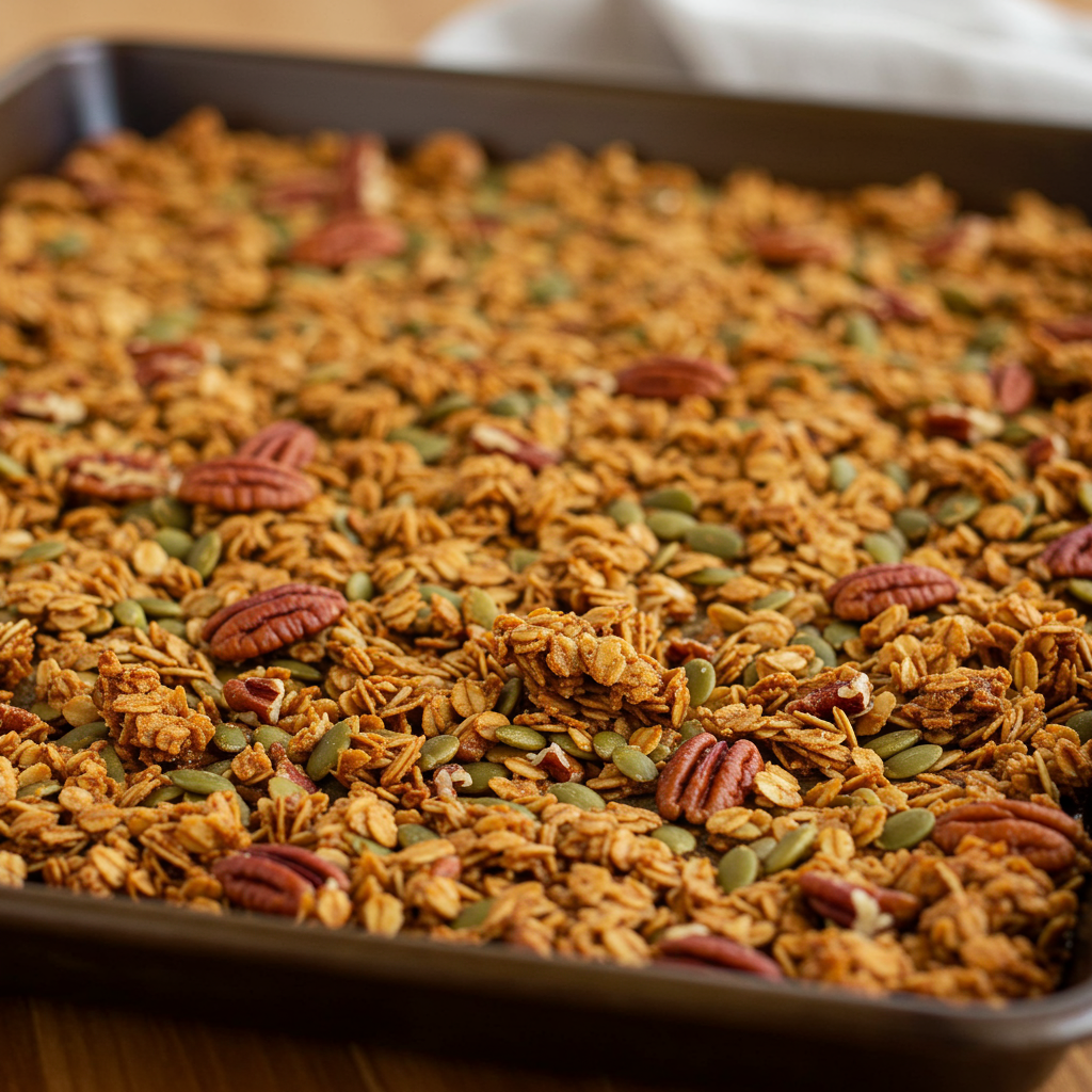 6. Crunchy Pumpkin Spice Granola
