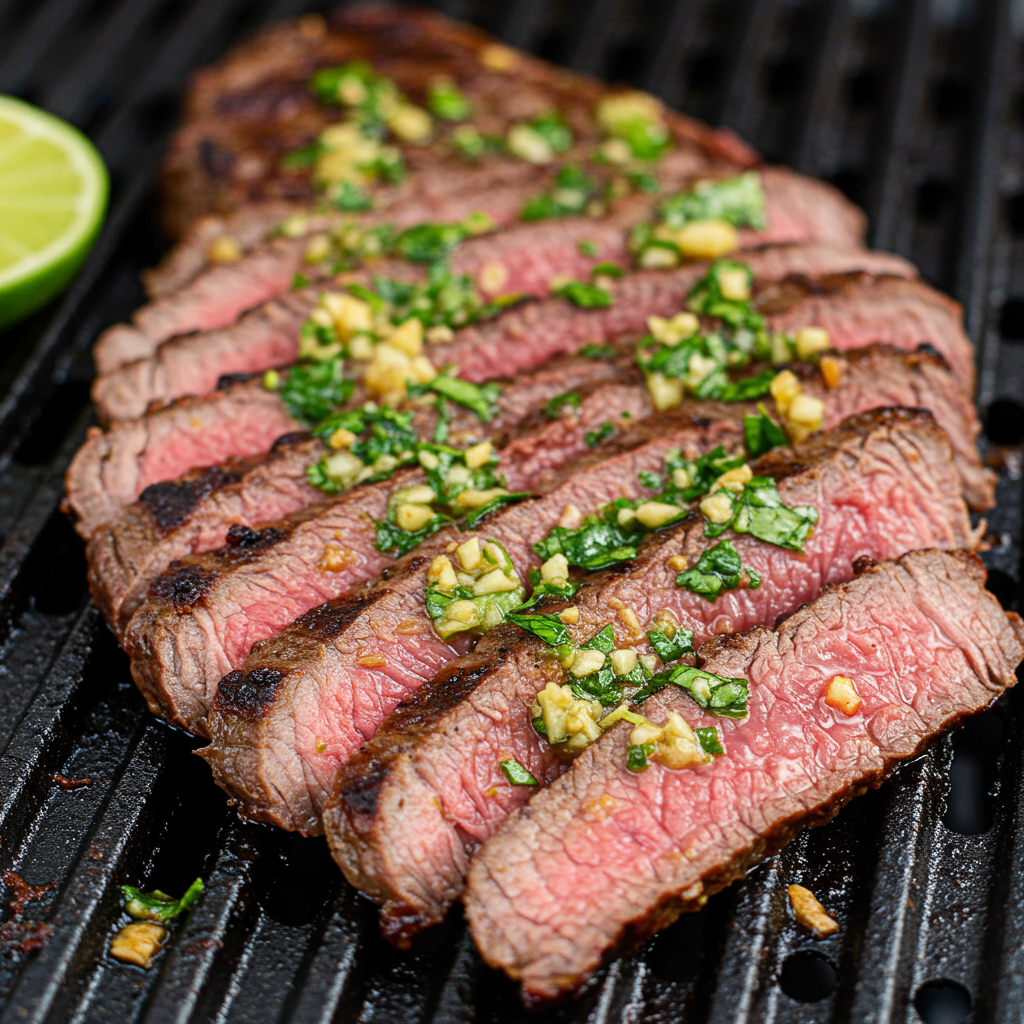 6. Garlic Lime Cilantro Steak
