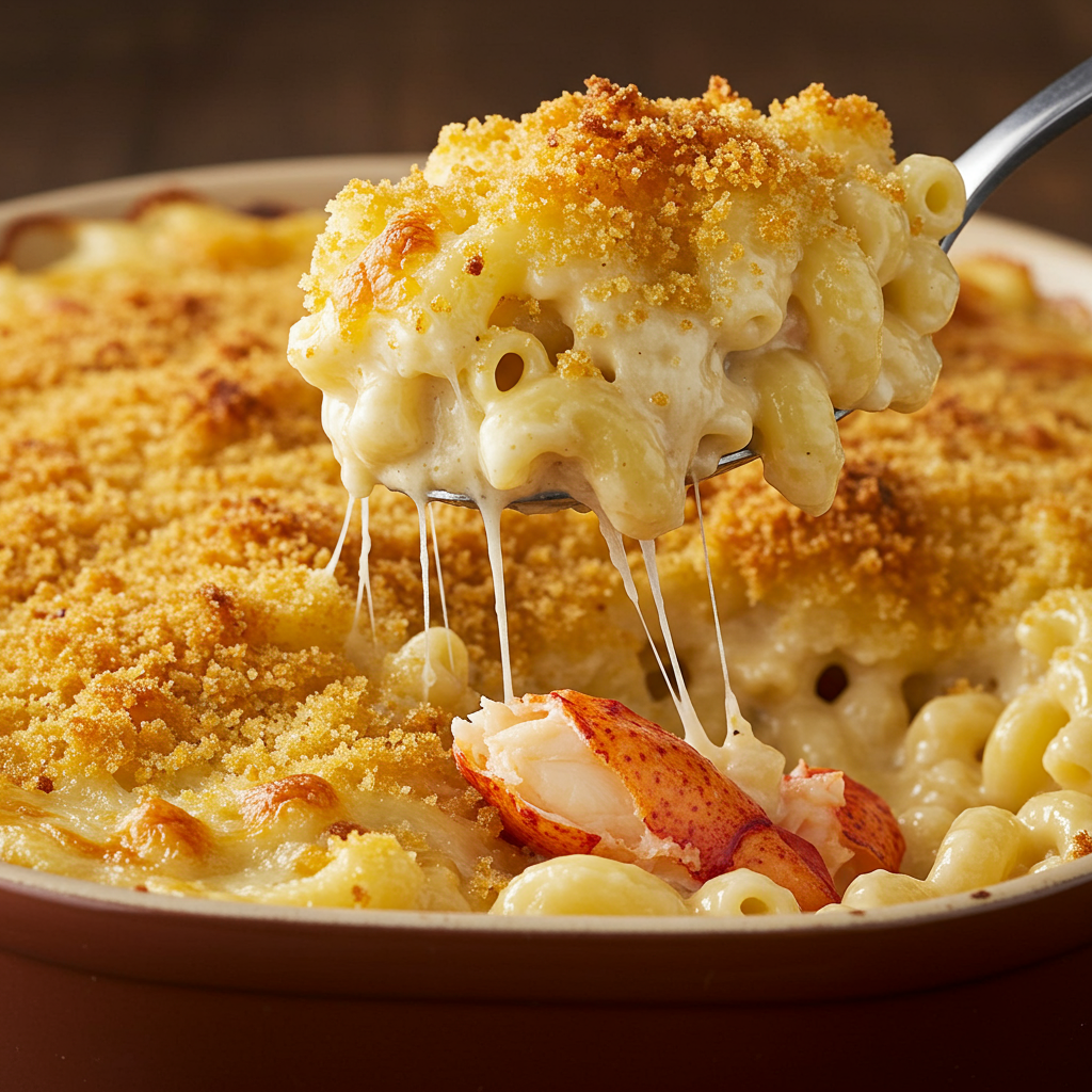 6. Lobster Newburg Mac and Cheese