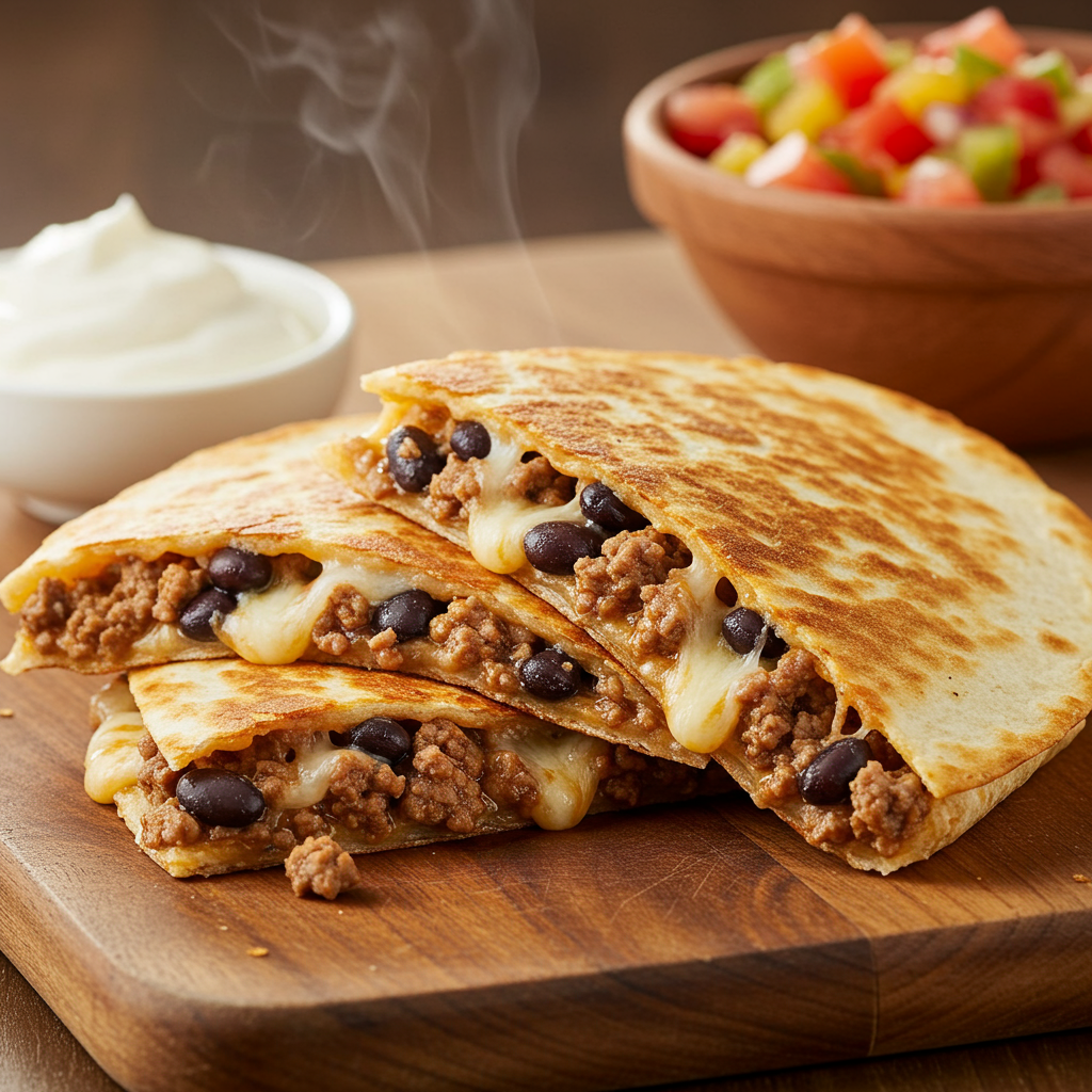 6. Mexican-Style Beef Quesadillas