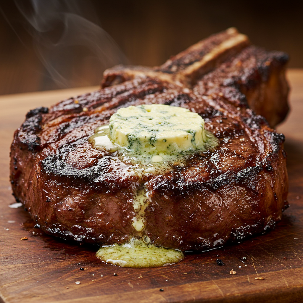 6. Porterhouse with Blue Cheese Butter