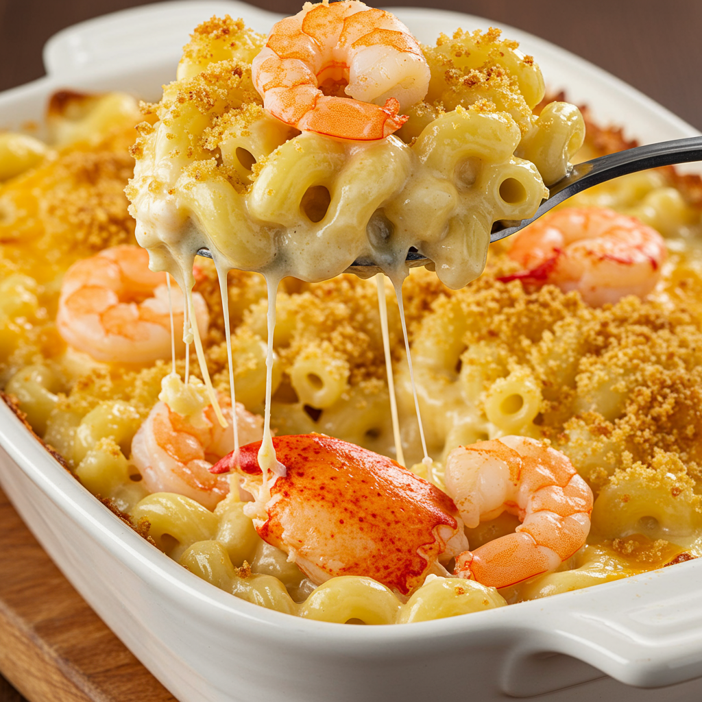 6. Seafood Mac and Cheese