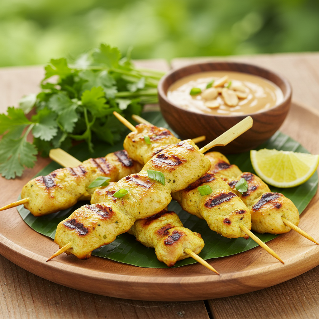 6. Thai-Style Chicken Satay