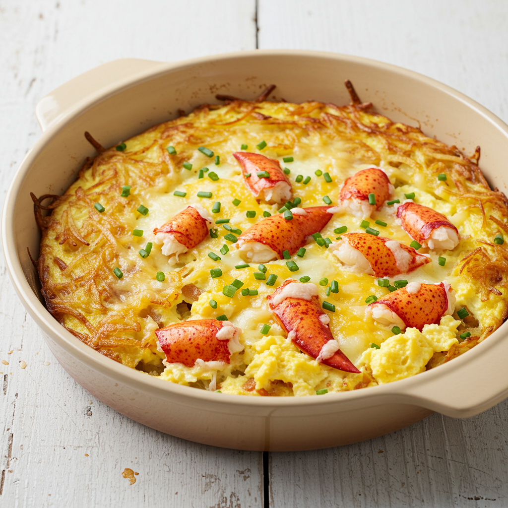 6. Ultimate Lobster Breakfast Casserole: The Crowd-Pleaser