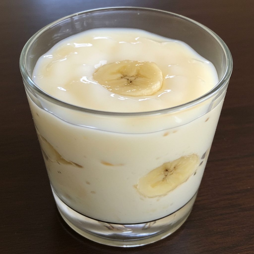 6. Vanilla Pudding with Banana