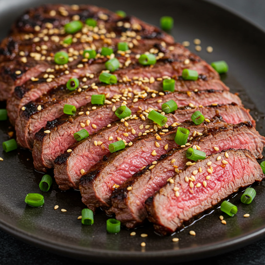 7. Asian-Inspired Flank Steak