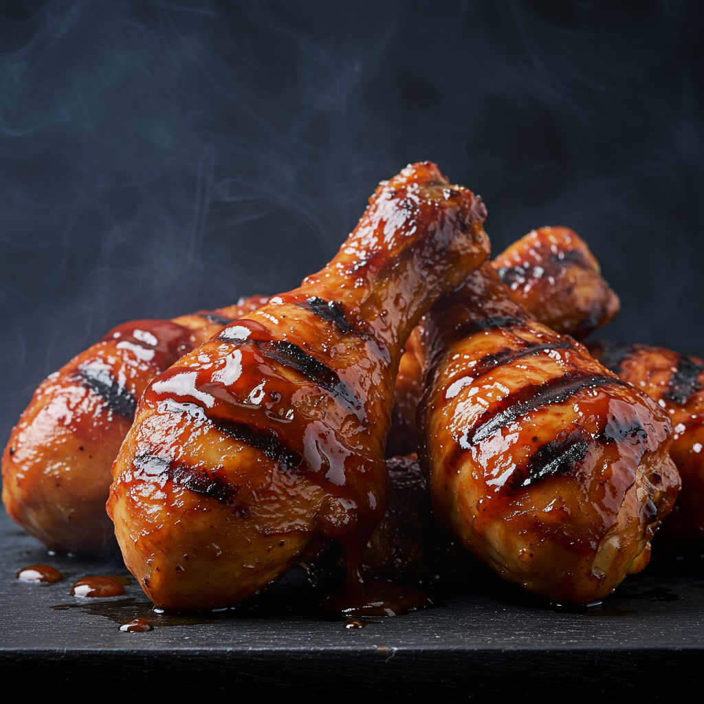 7. BBQ Grilled Chicken Drumsticks