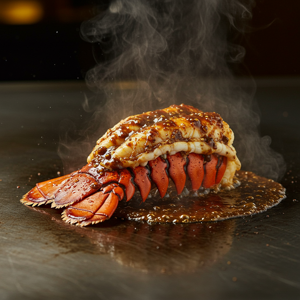 7. Black Pepper Hibachi Lobster