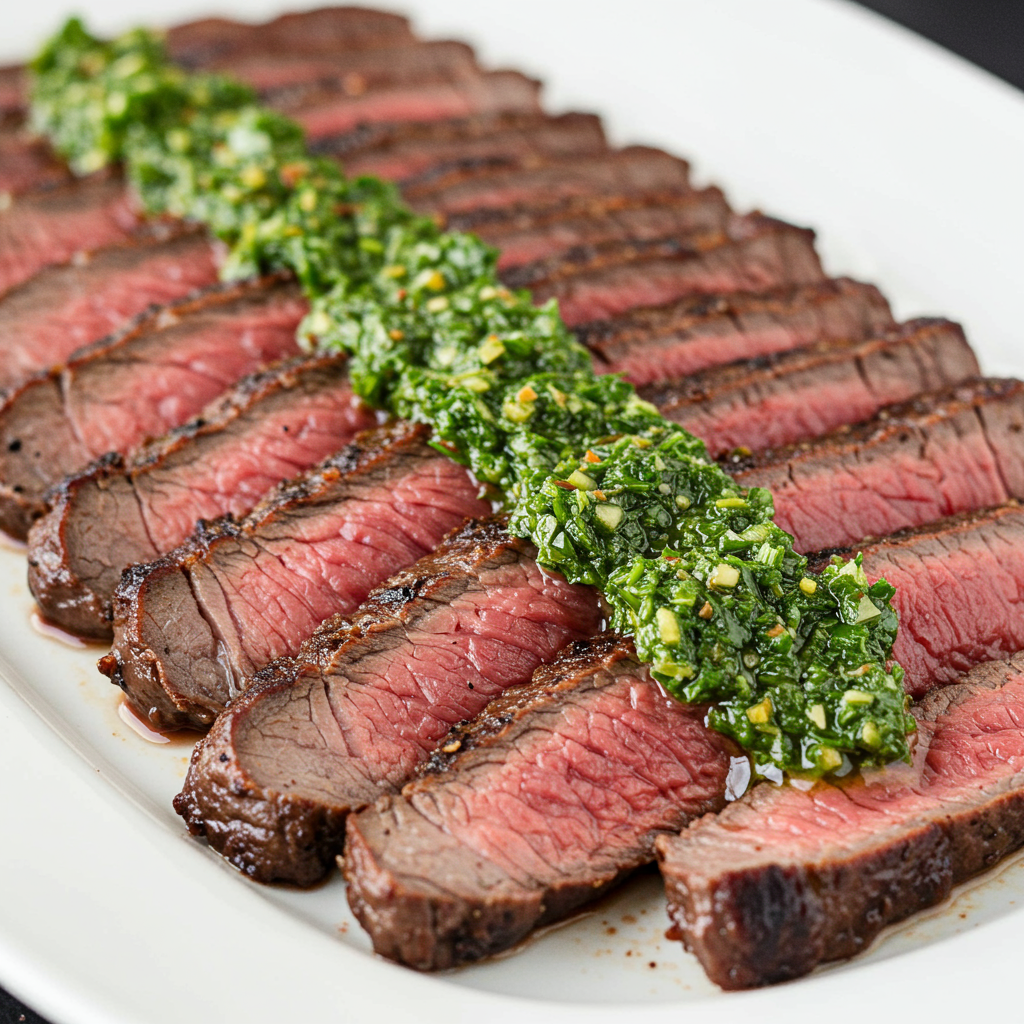 7. Chimichurri Skirt Steak