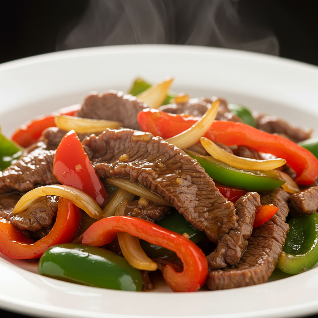 7. Chinese Pepper Steak
