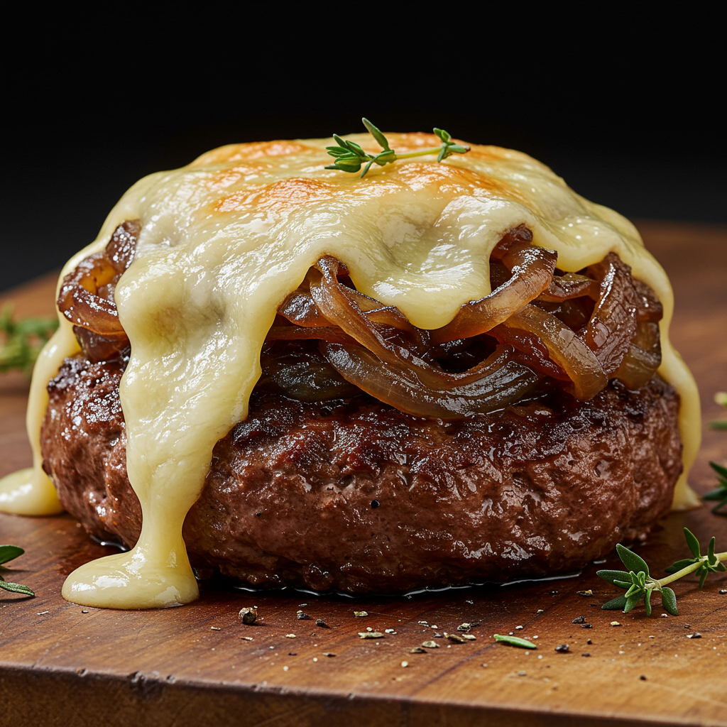 7. French Onion Hamburger Steak