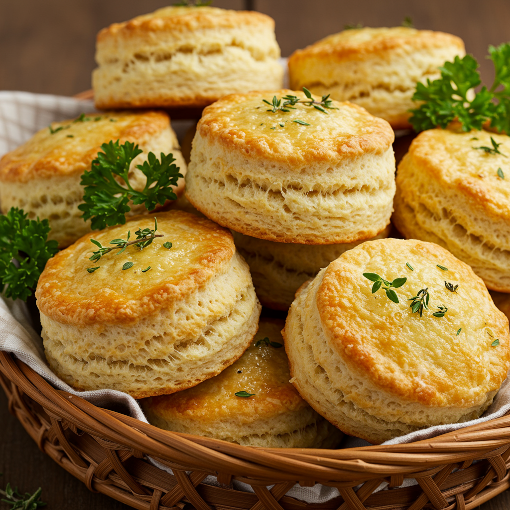 7. Garlic Parmesan Biscuits