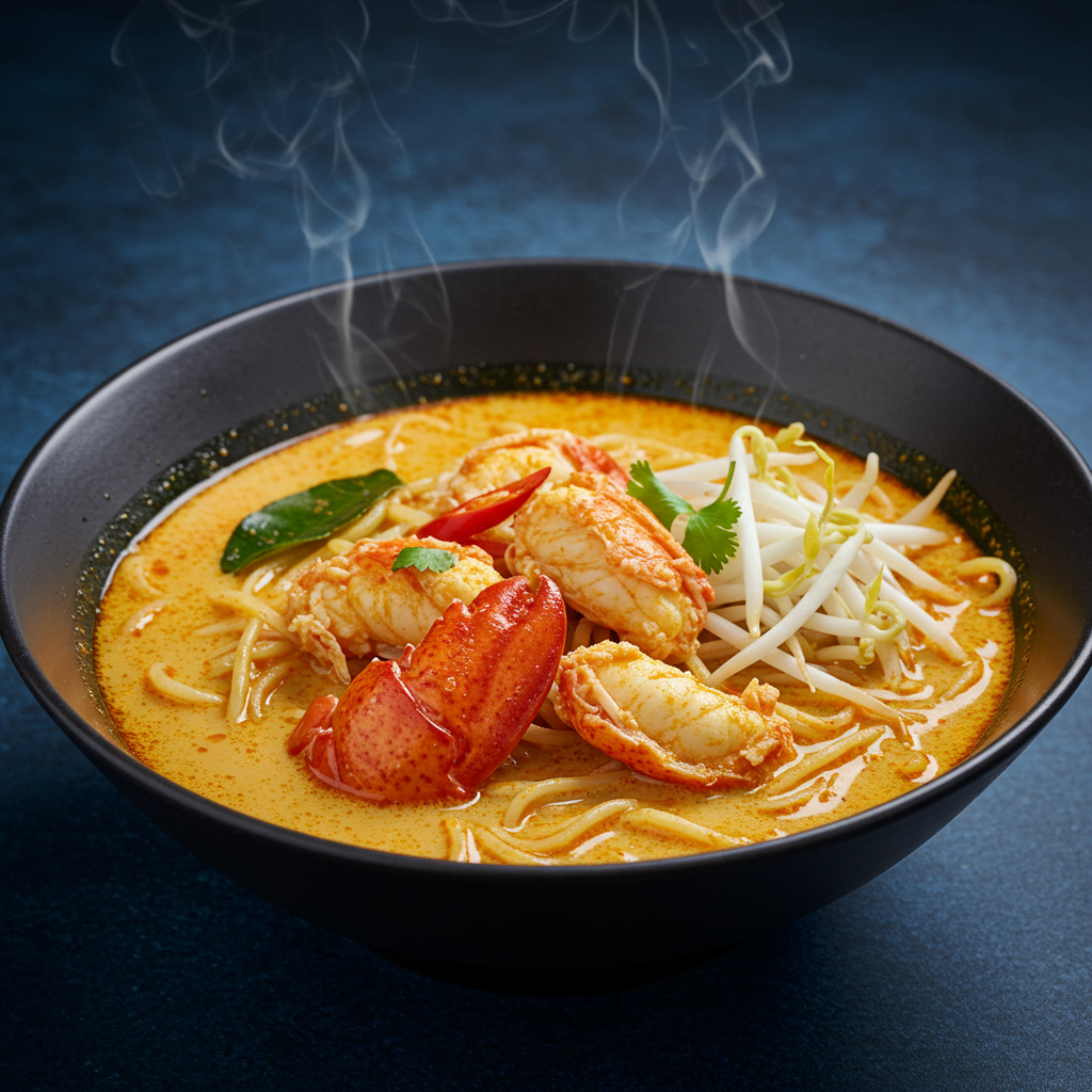 7. Malaysian-Inspired Lobster Laksa Curry