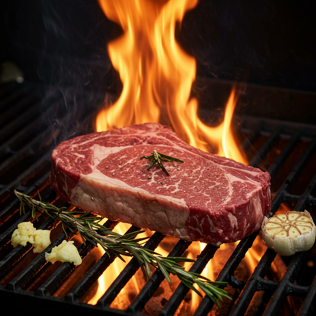 8. Garlic Rosemary Grilled Steak