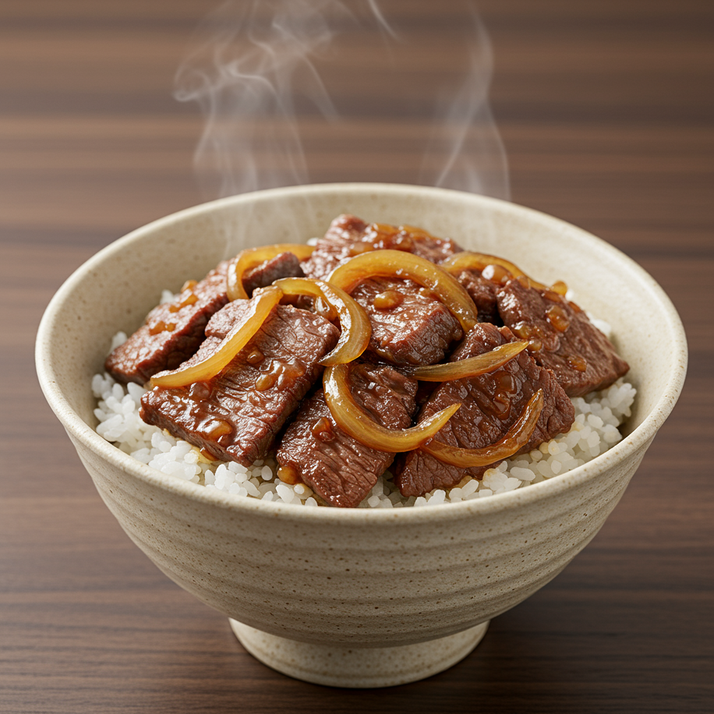 8. Gyu-Don Inspired Steak Bowl