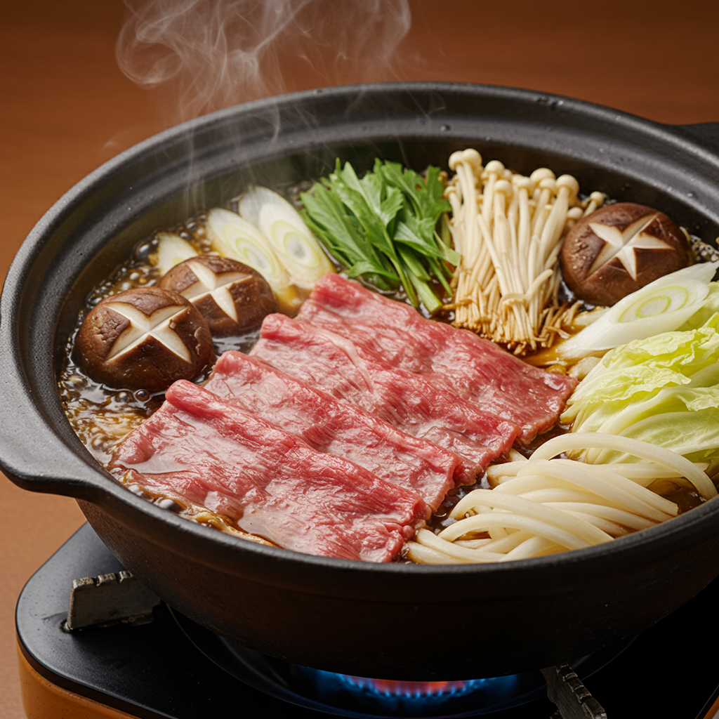 8. Japanese Sukiyaki Beef