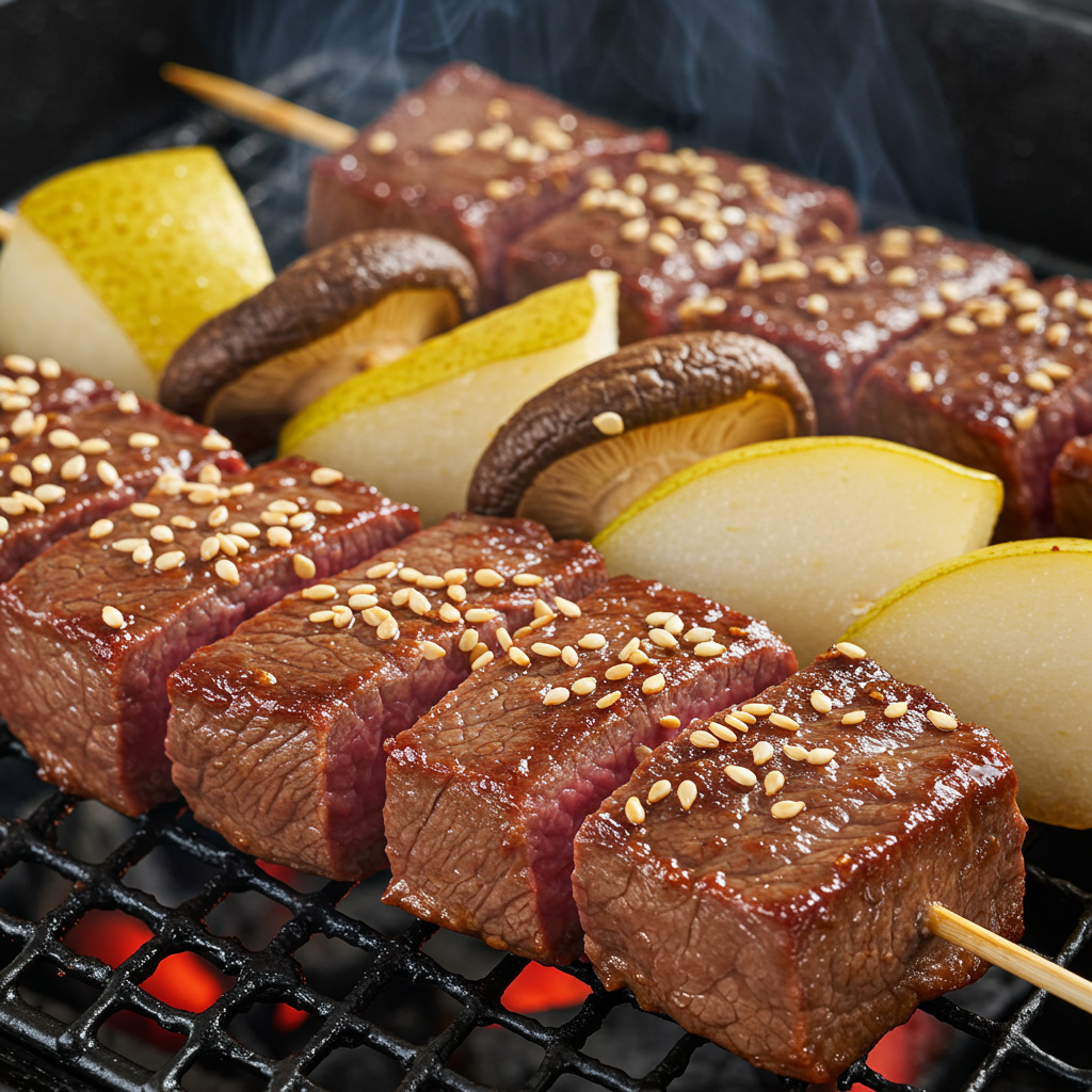 8: Korean BBQ Steak Kebabs