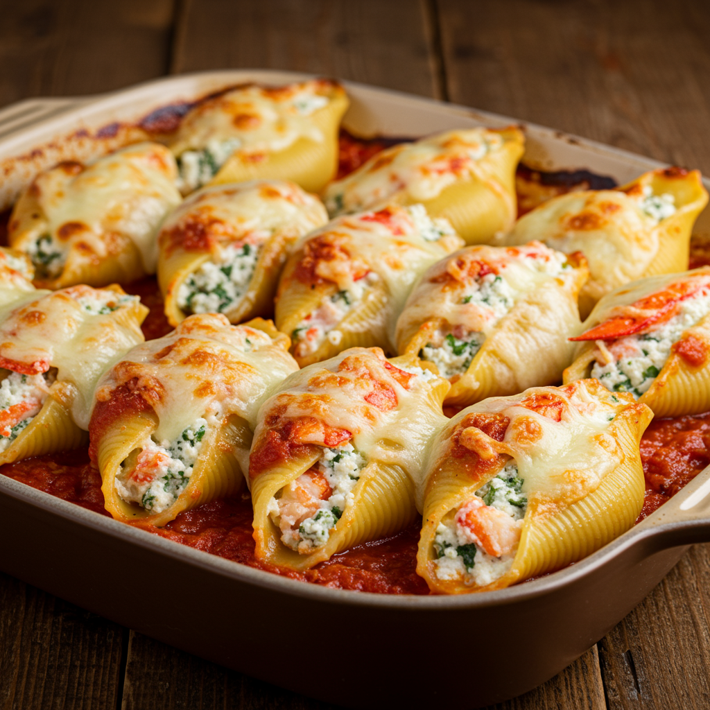 8. Lobster Stuffed Shells