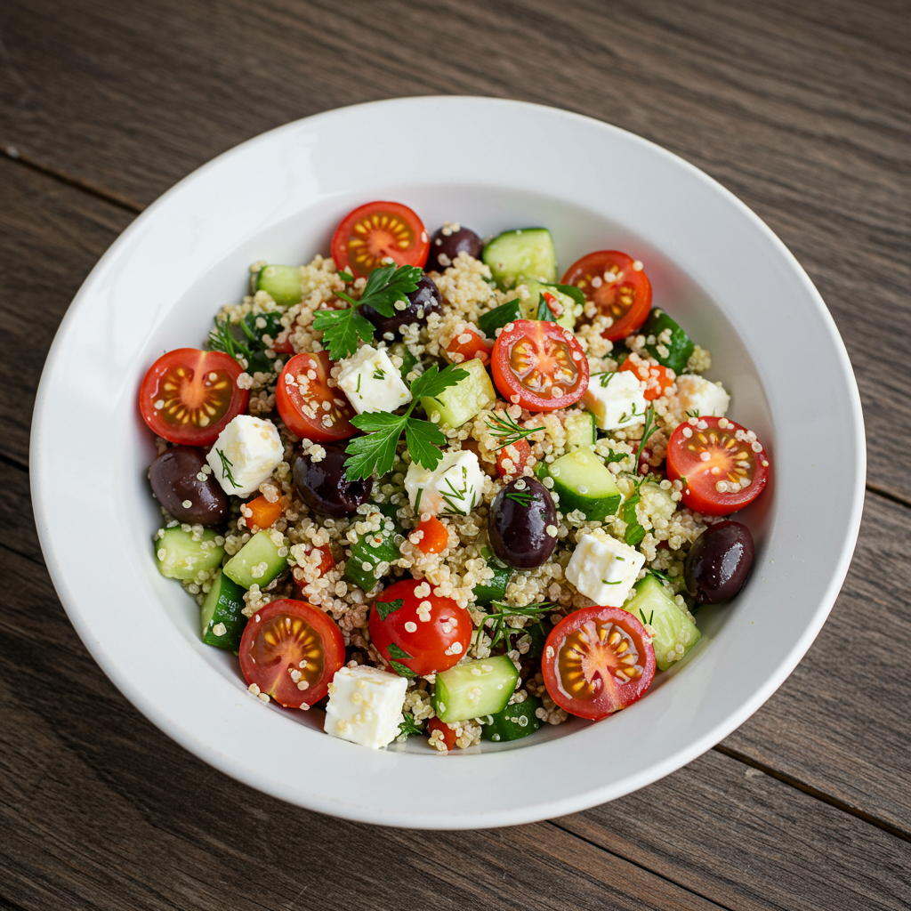 8. Mediterranean Quinoa Salad