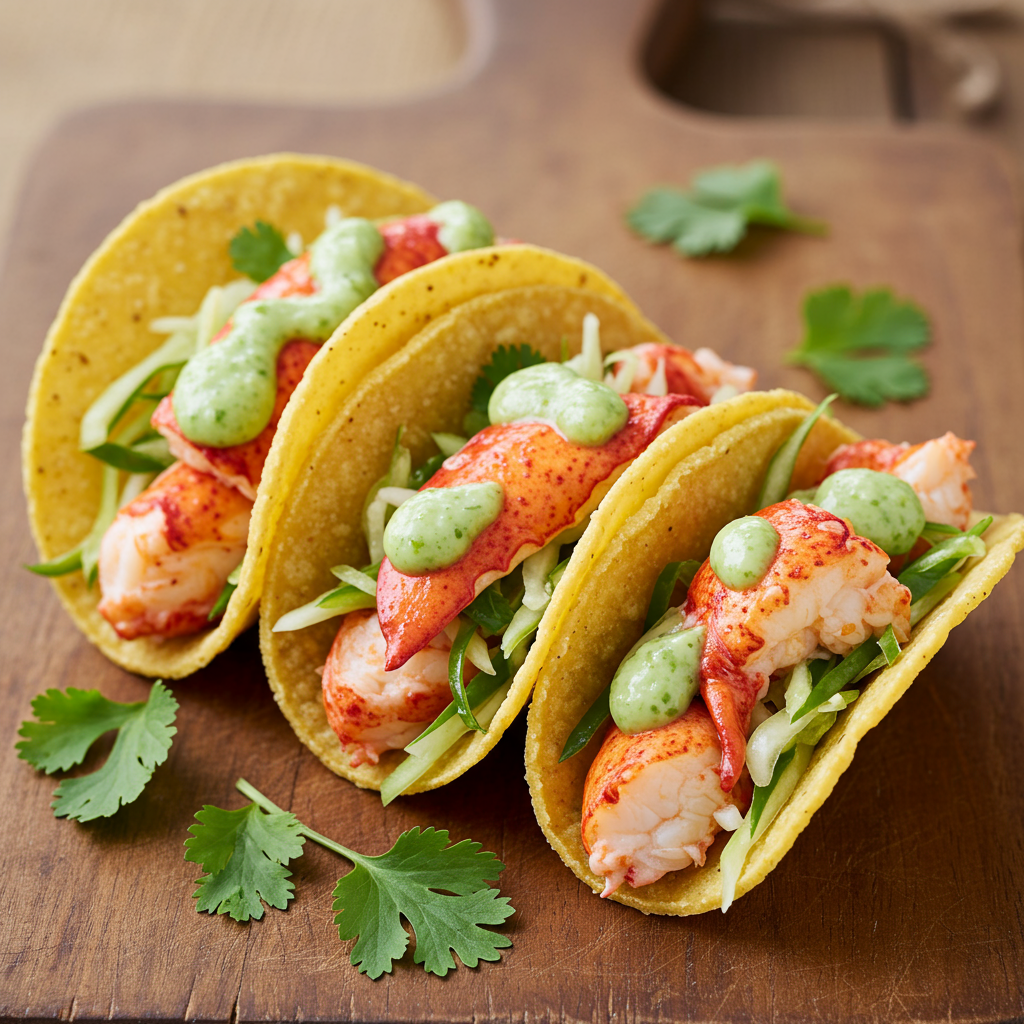 8. Mini Lobster Tacos