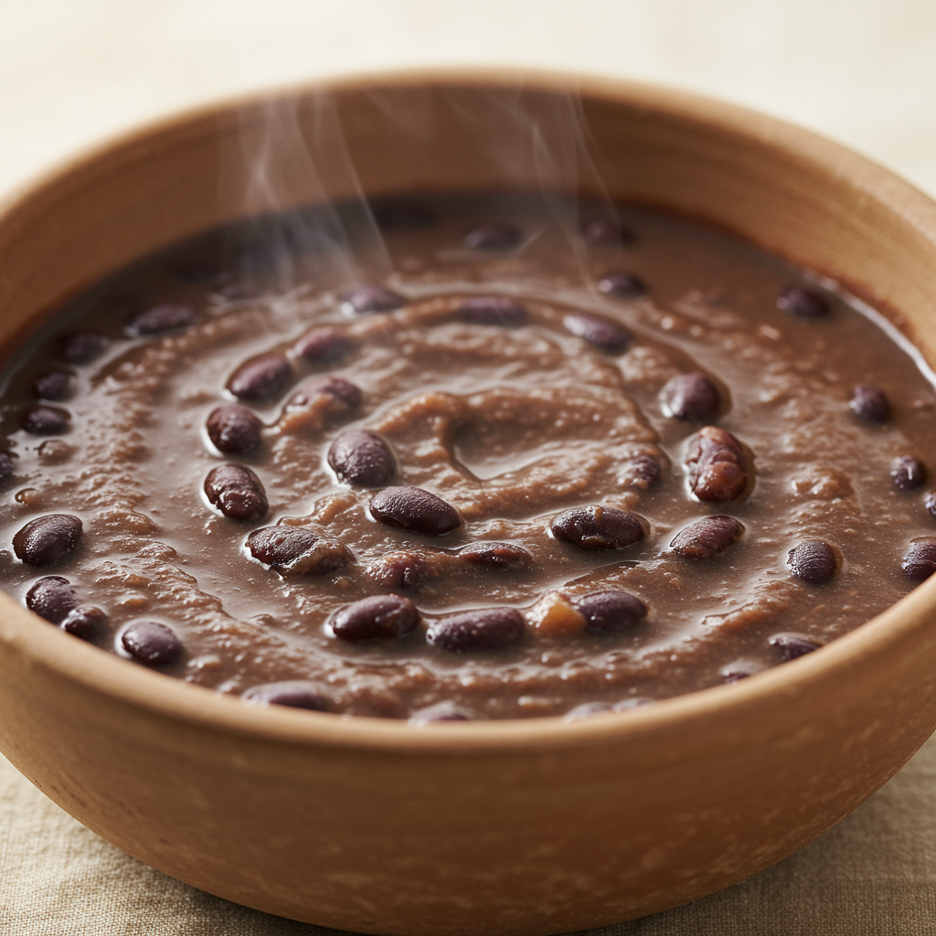 8. Soft Black Bean Soup