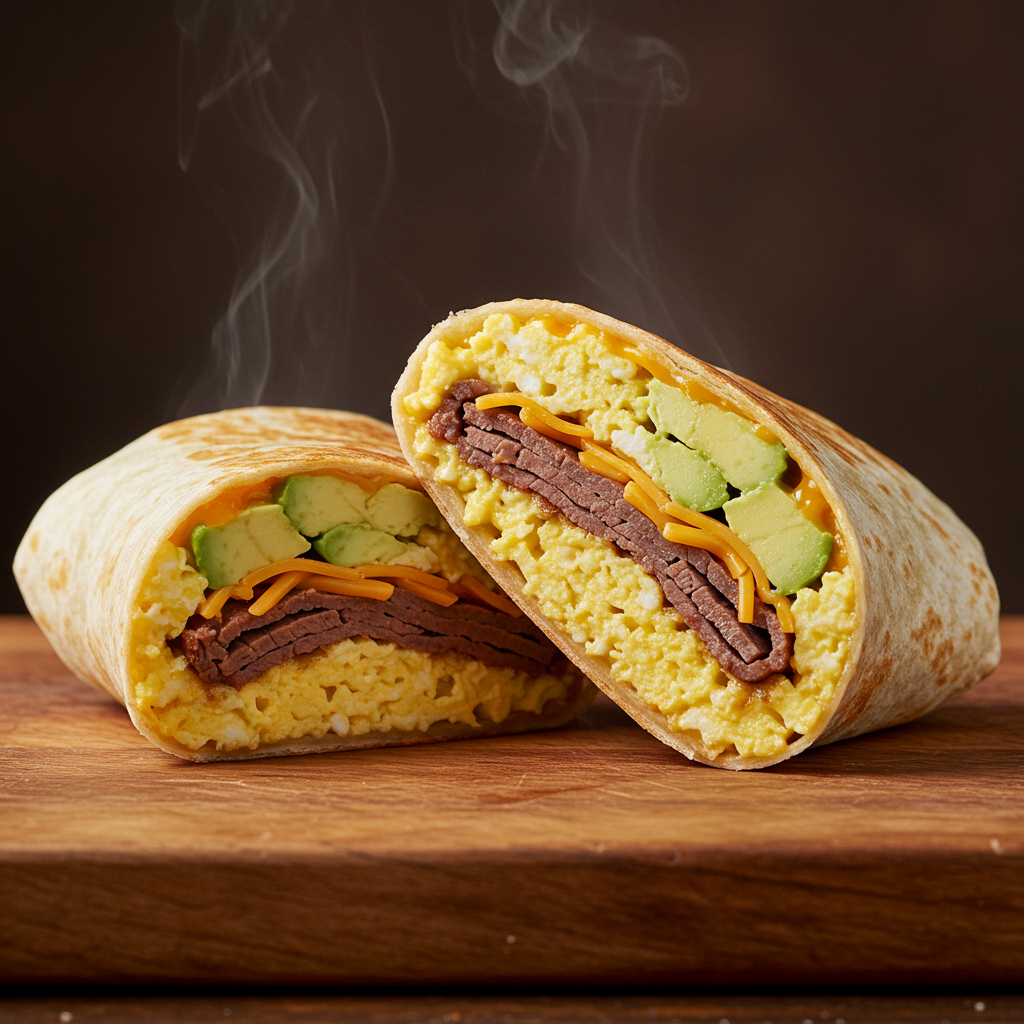 8. Steak Breakfast Burrito