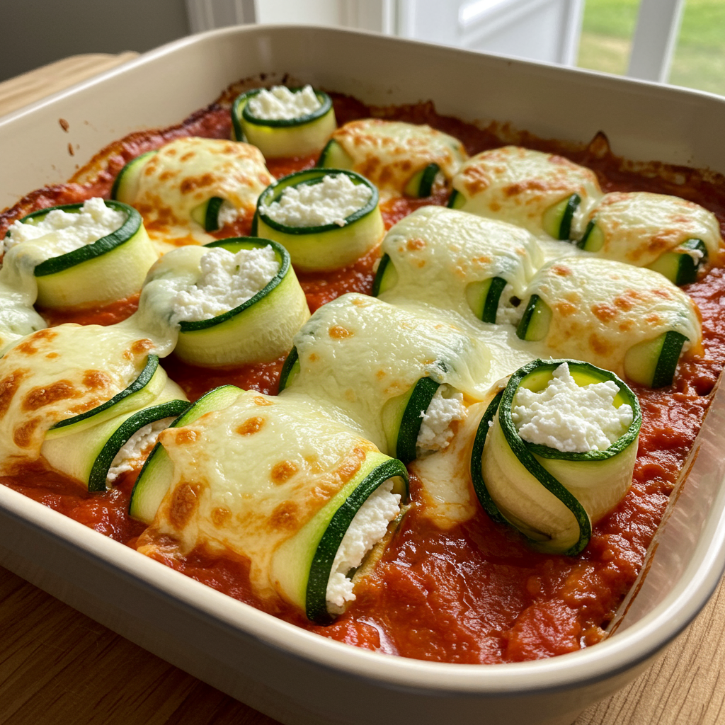 8. Zucchini Lasagna Roll-Ups