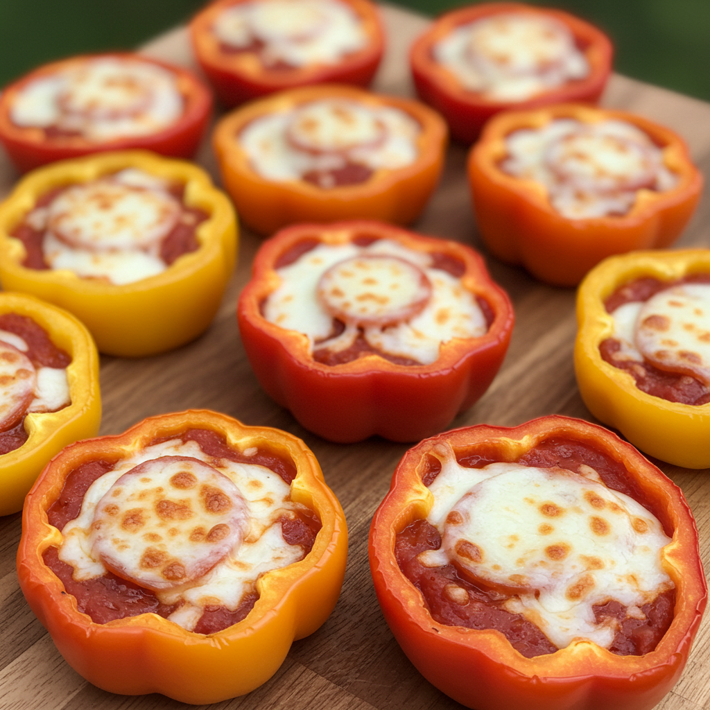 9. Bell Pepper Pizza Rings