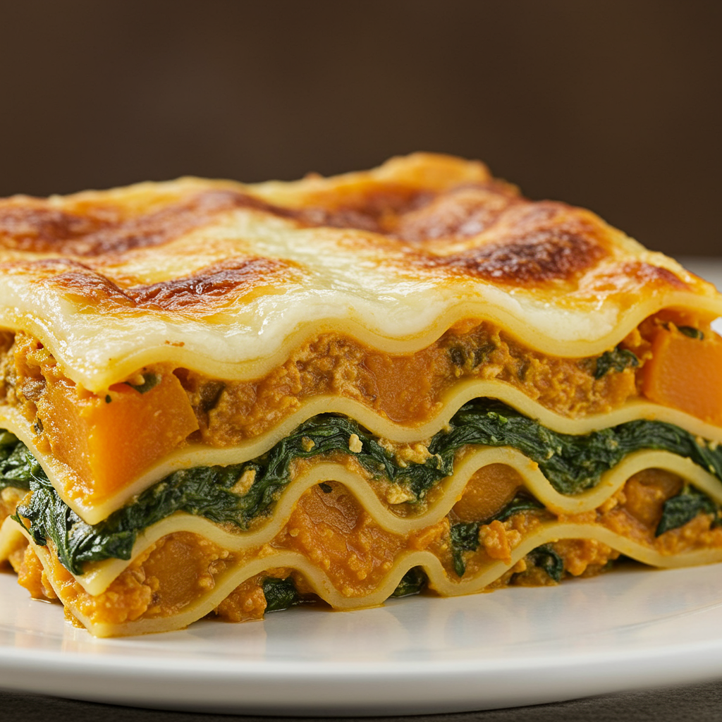 9. Butternut Squash and Spinach Lasagna