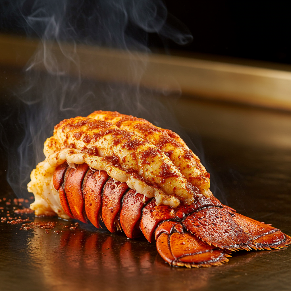 9. Cajun Spiced Hibachi Lobster