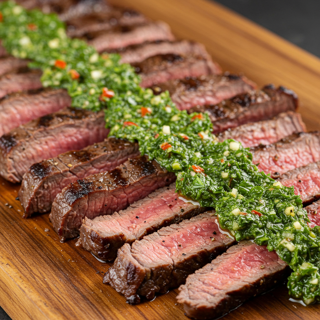 9. Chimichurri Skirt Steak