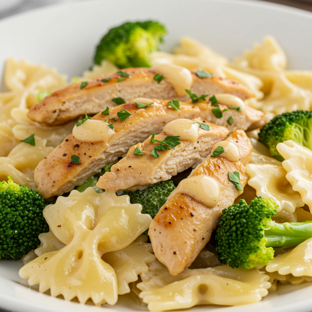 9. Garlic Parmesan Chicken Pasta