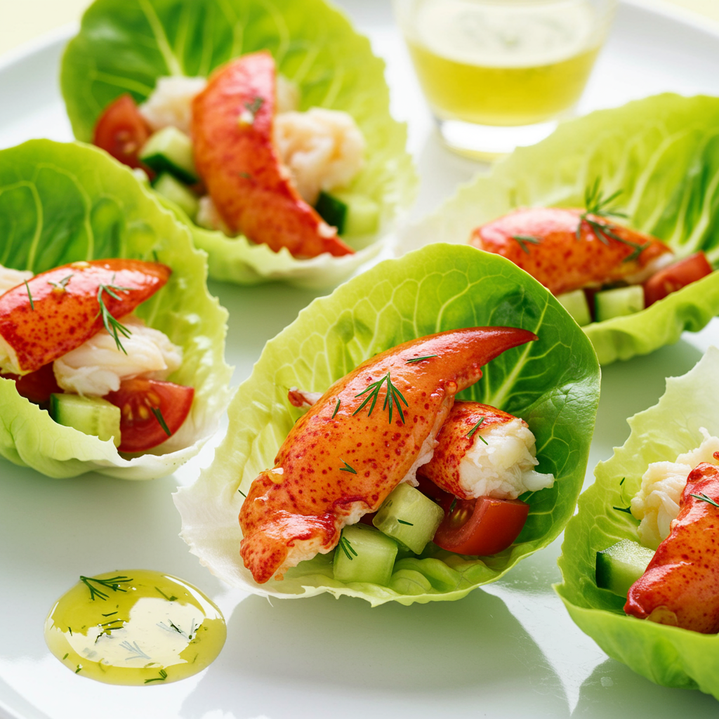 9. Italian Lobster Salad with Lemon-Dill Vinaigrette