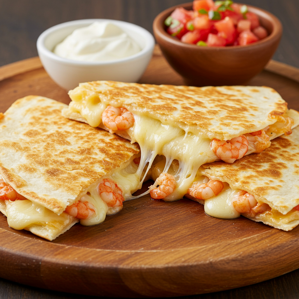 9. Langostino Quesadillas